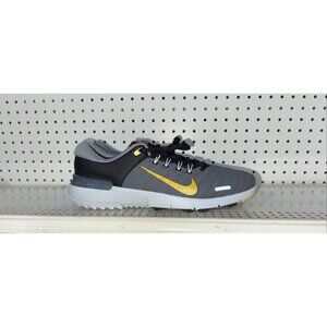 Nike Free Golf NN Mens Spikeless Golf Shoes Size 10 Gray Gold Black FN0332-003